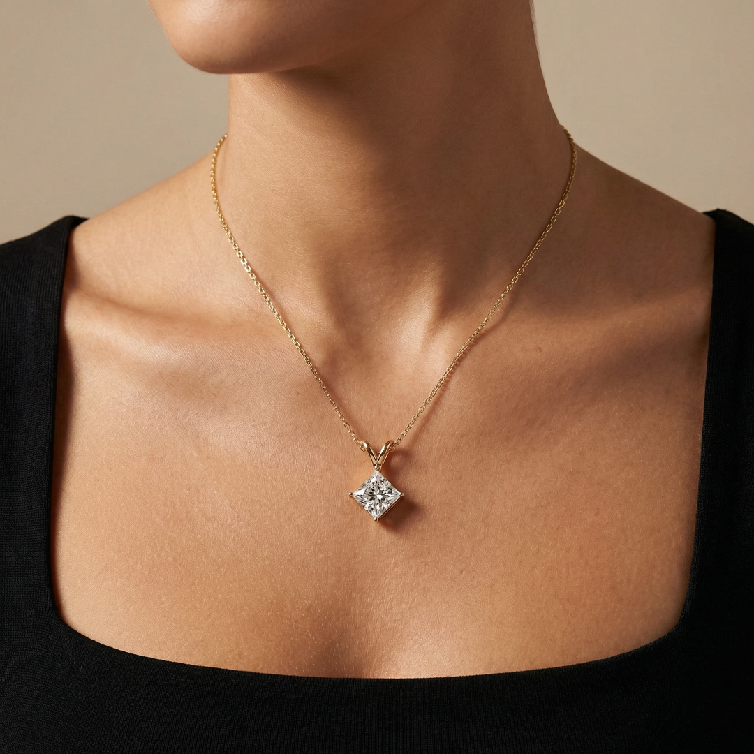 Accent Princess Pendant (1 ct)