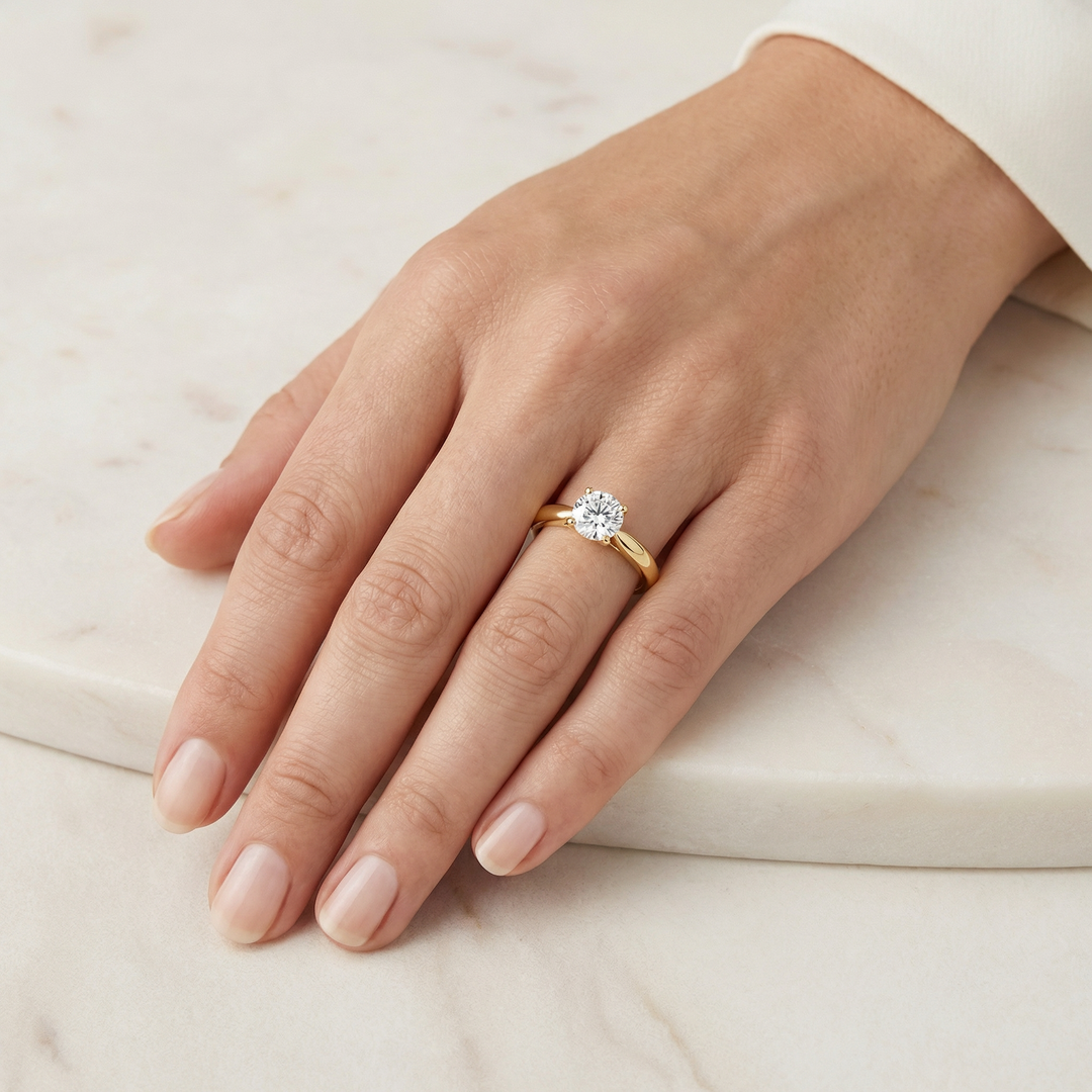Amara Solitaire Ring