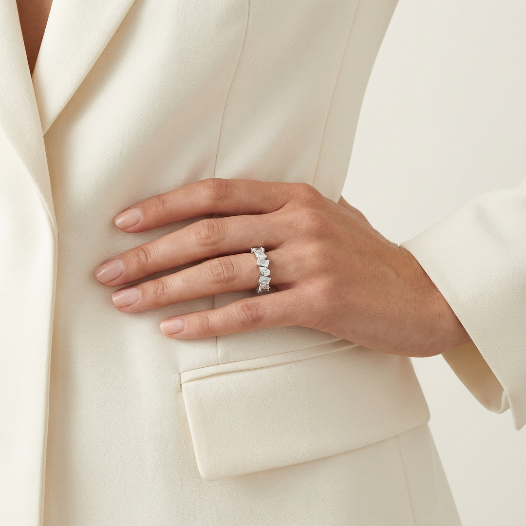 Askew Solitaire Band