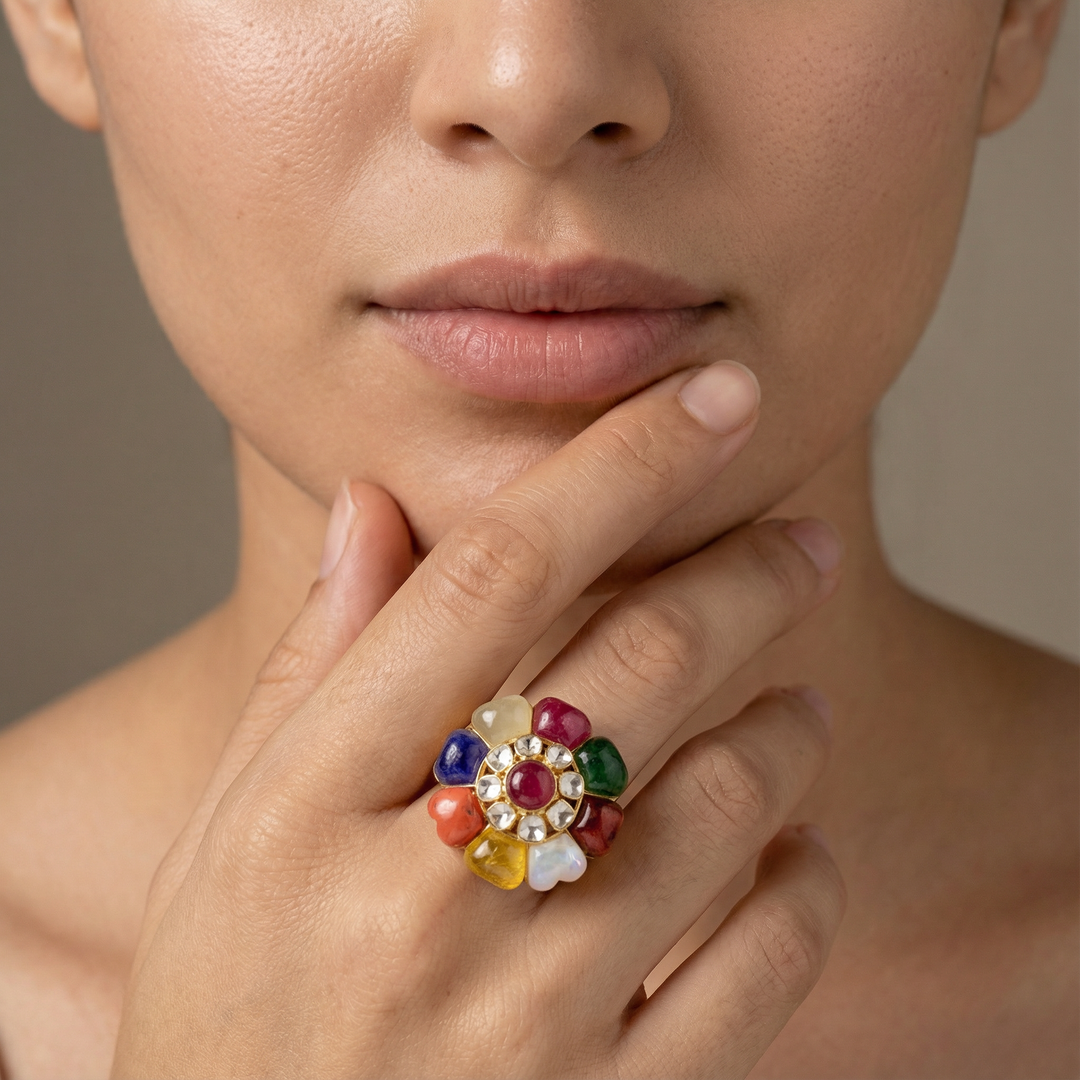 Classic Navratna Ring