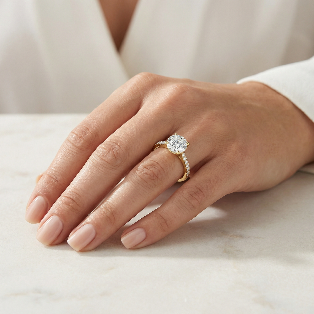 Dainty Solitaire Ring