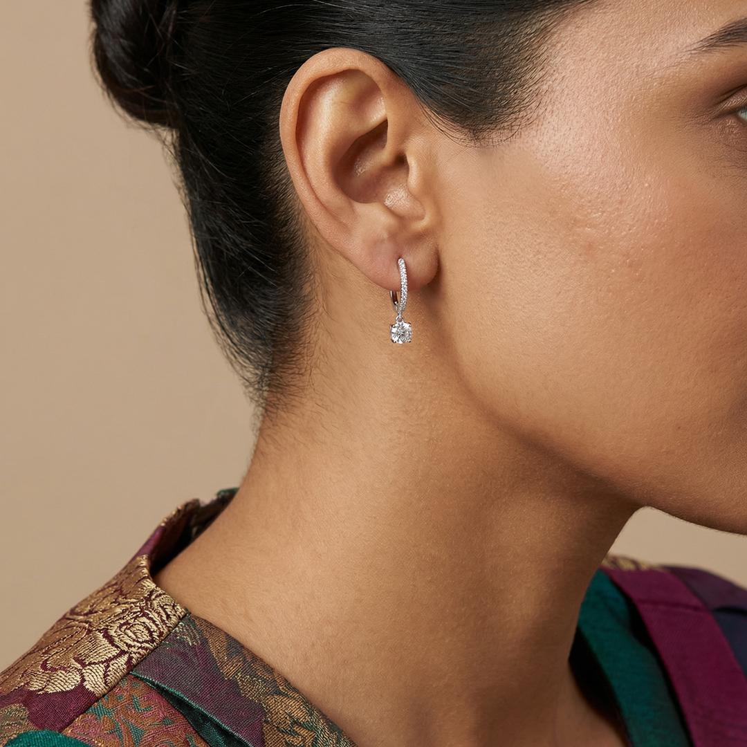 Drop Dangler Hoops