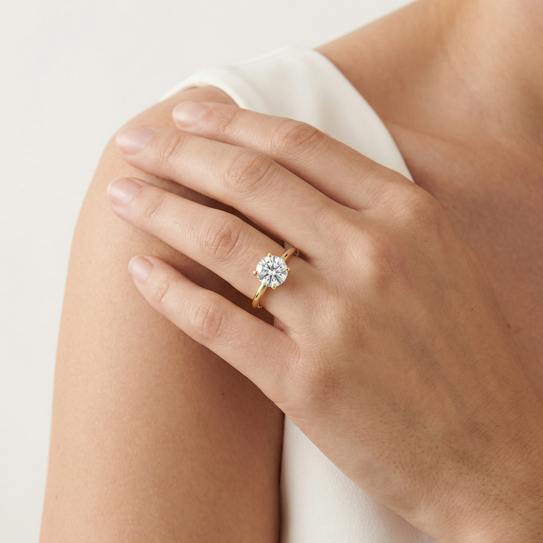 Elena Solitaire Ring