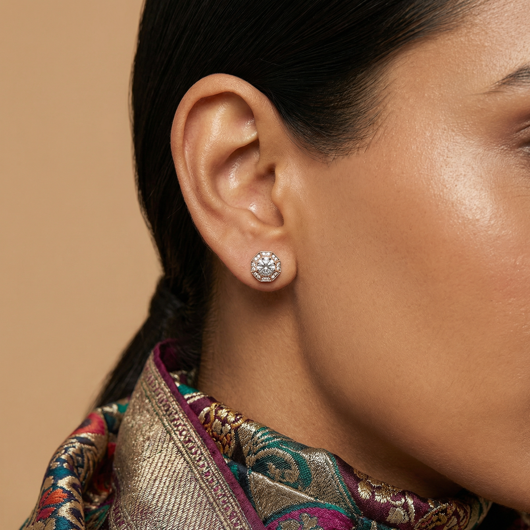 Fancy Solitaire Studs