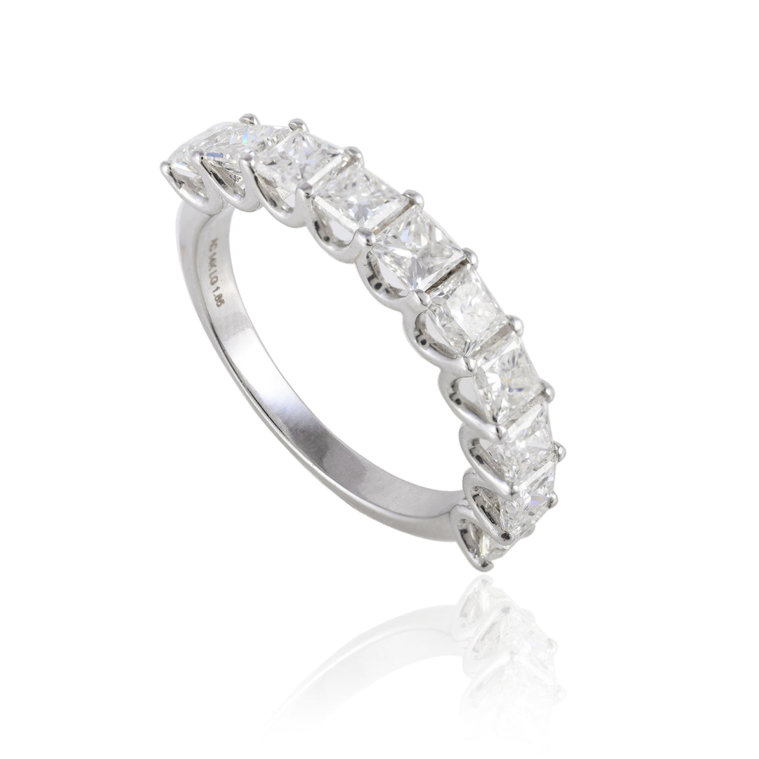 Princess Semi Eternity Band