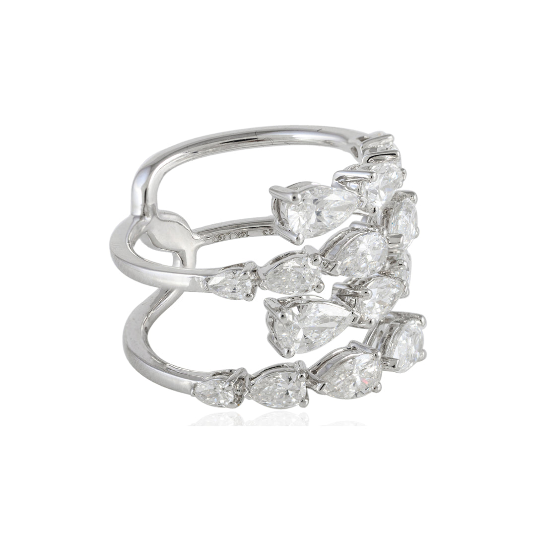 Askew Spiral Ring