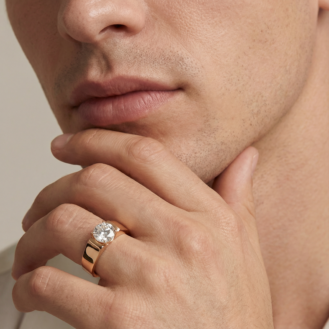 Love Vow lab grown Diamond Men's Ring
