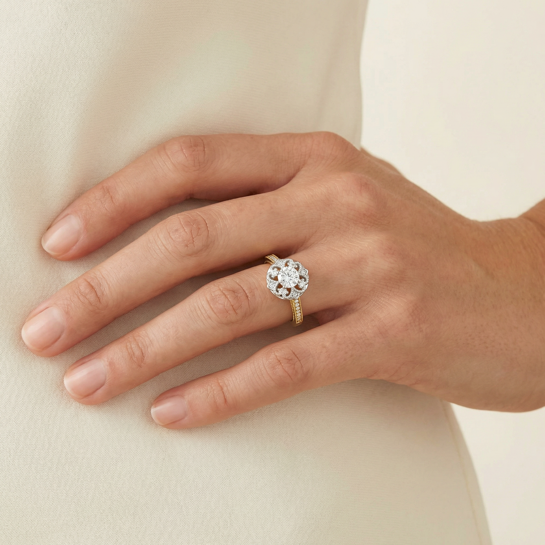 Marigold Solitaire Ring