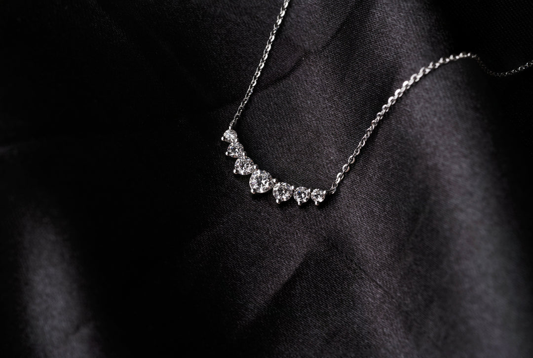 Solitaire Family Necklace