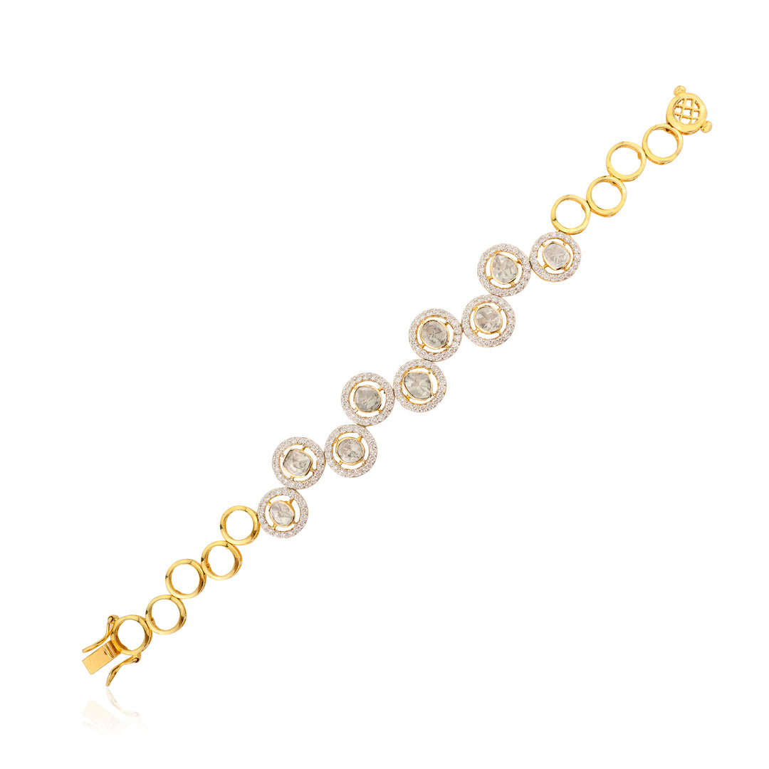 Halo Polki Bracelet