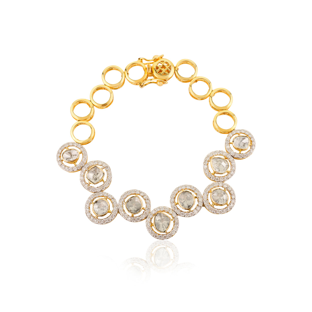 Halo Polki Bracelet