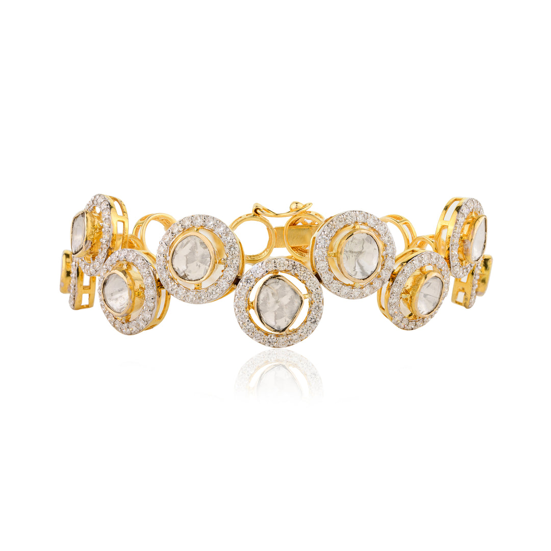 Halo Polki Bracelet