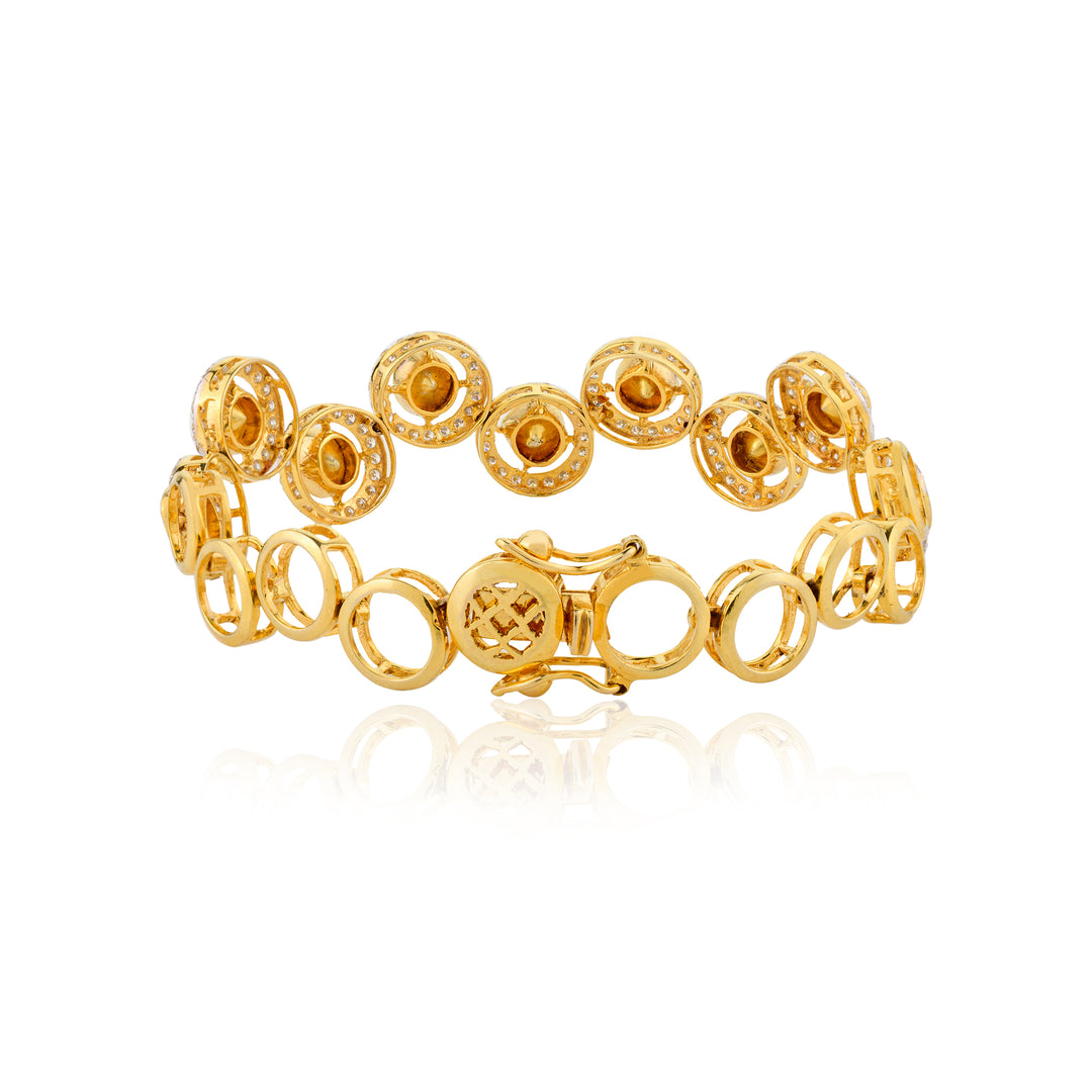 Halo Polki Bracelet