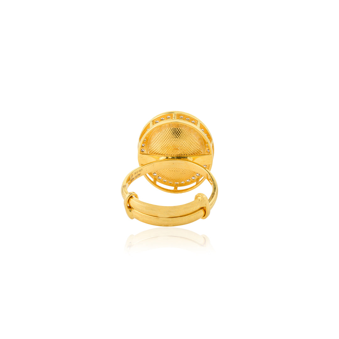 Classic Single Diamond Polki Ring
