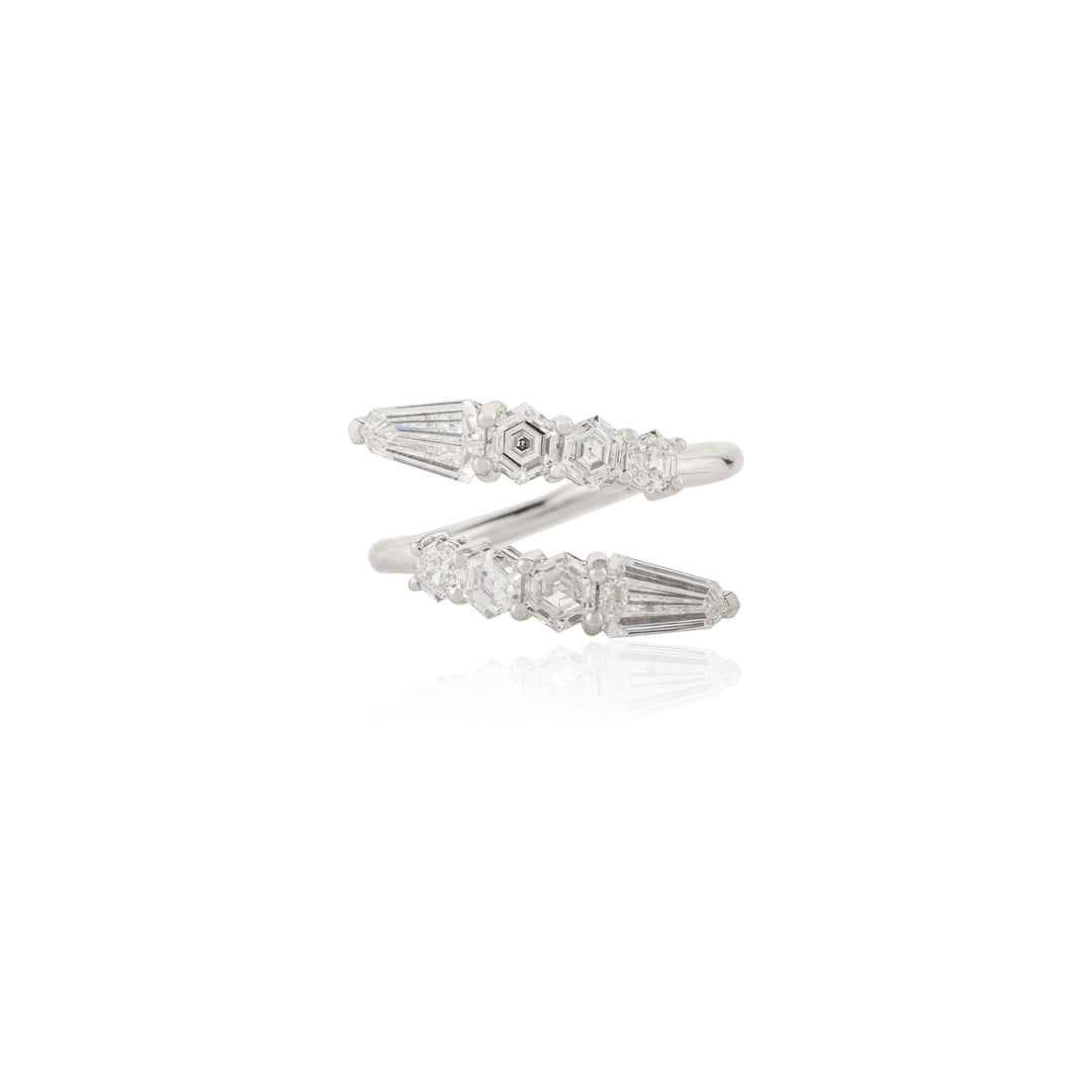 Front Open Solitaire Ring