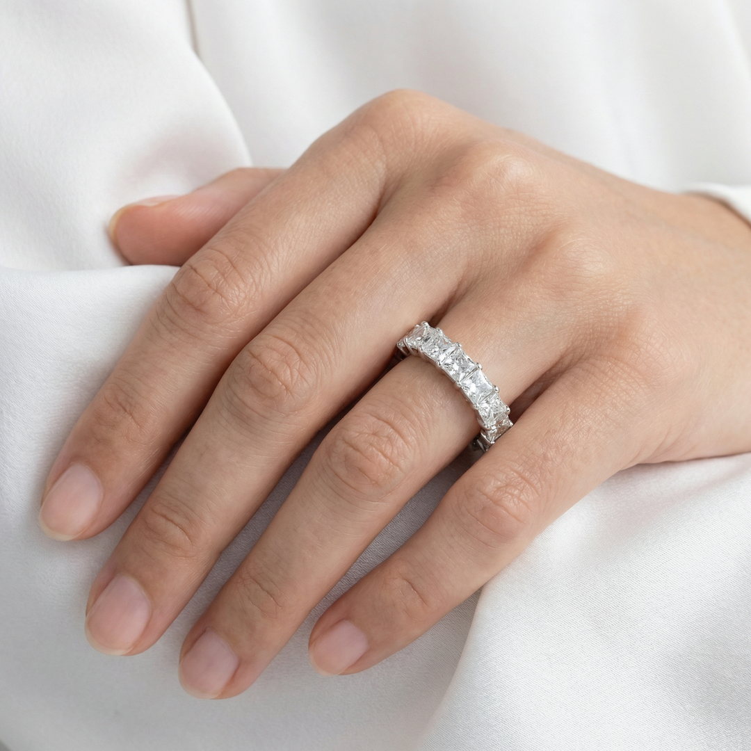 Princess Semi Eternity Band