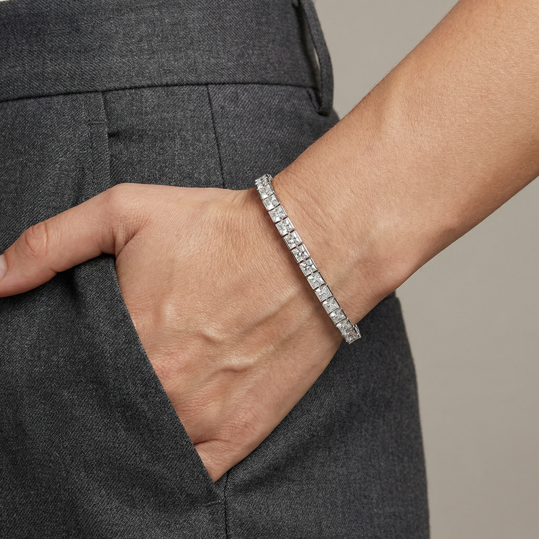 Princess Solitaire Bracelet