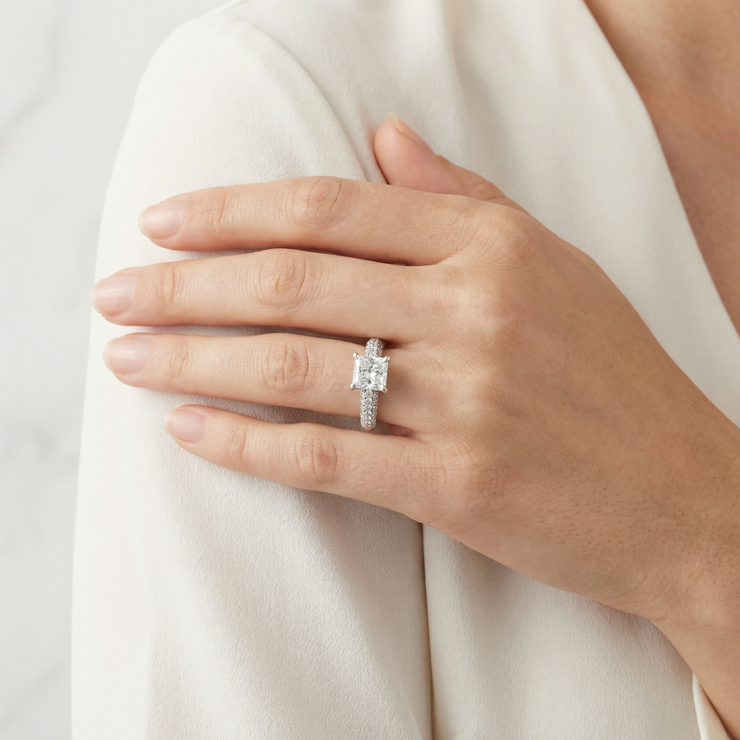 Radiant Solitaire Ring