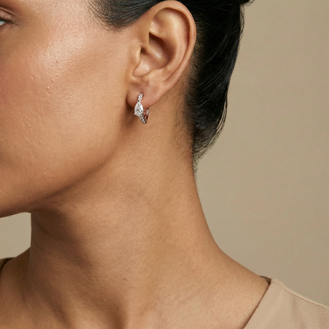 Signature Duo Poire Hoops