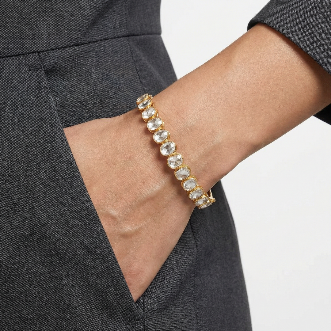 Sparkling Polki Bracelet