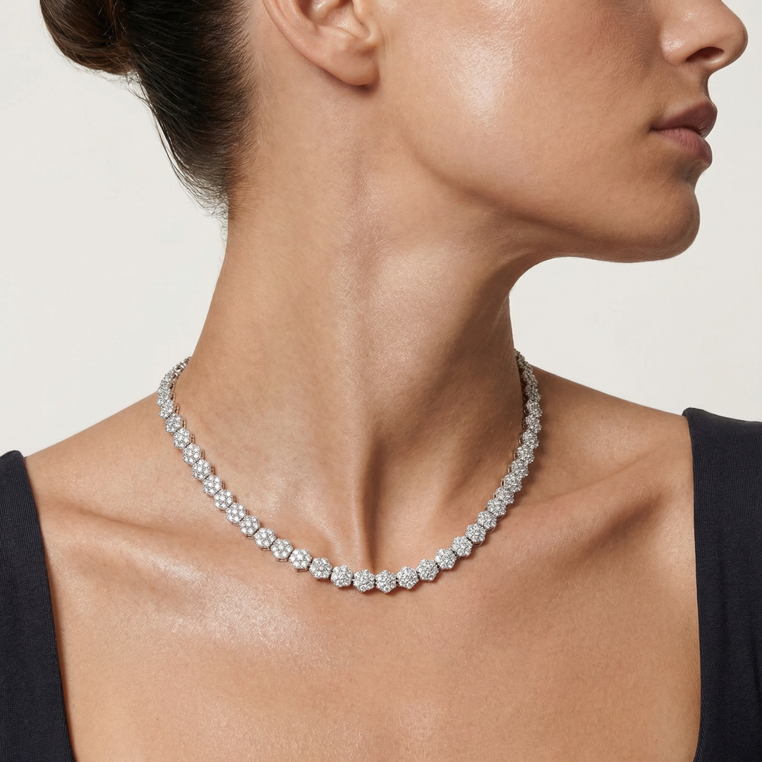 Stunning pressure setting Necklace