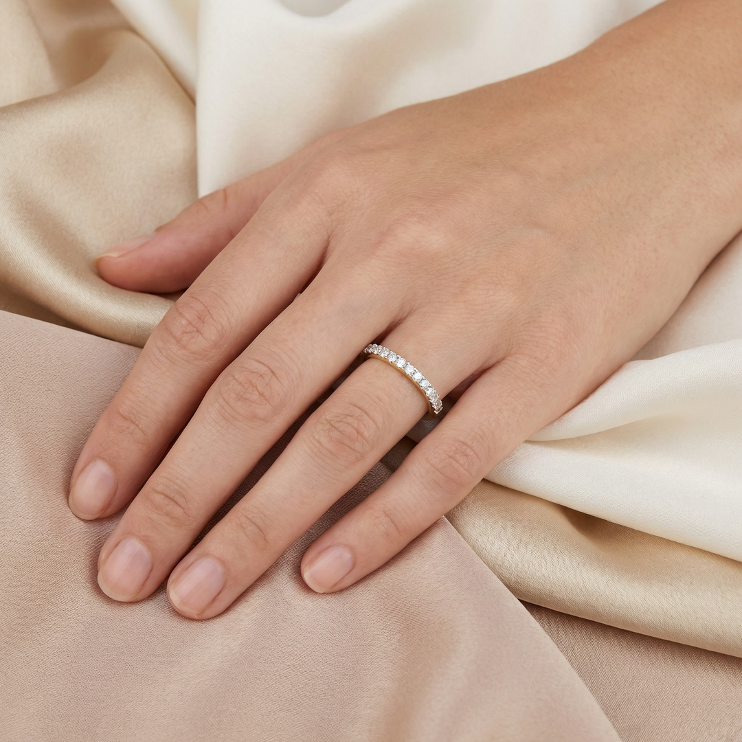 Trinket Half Diamond Band