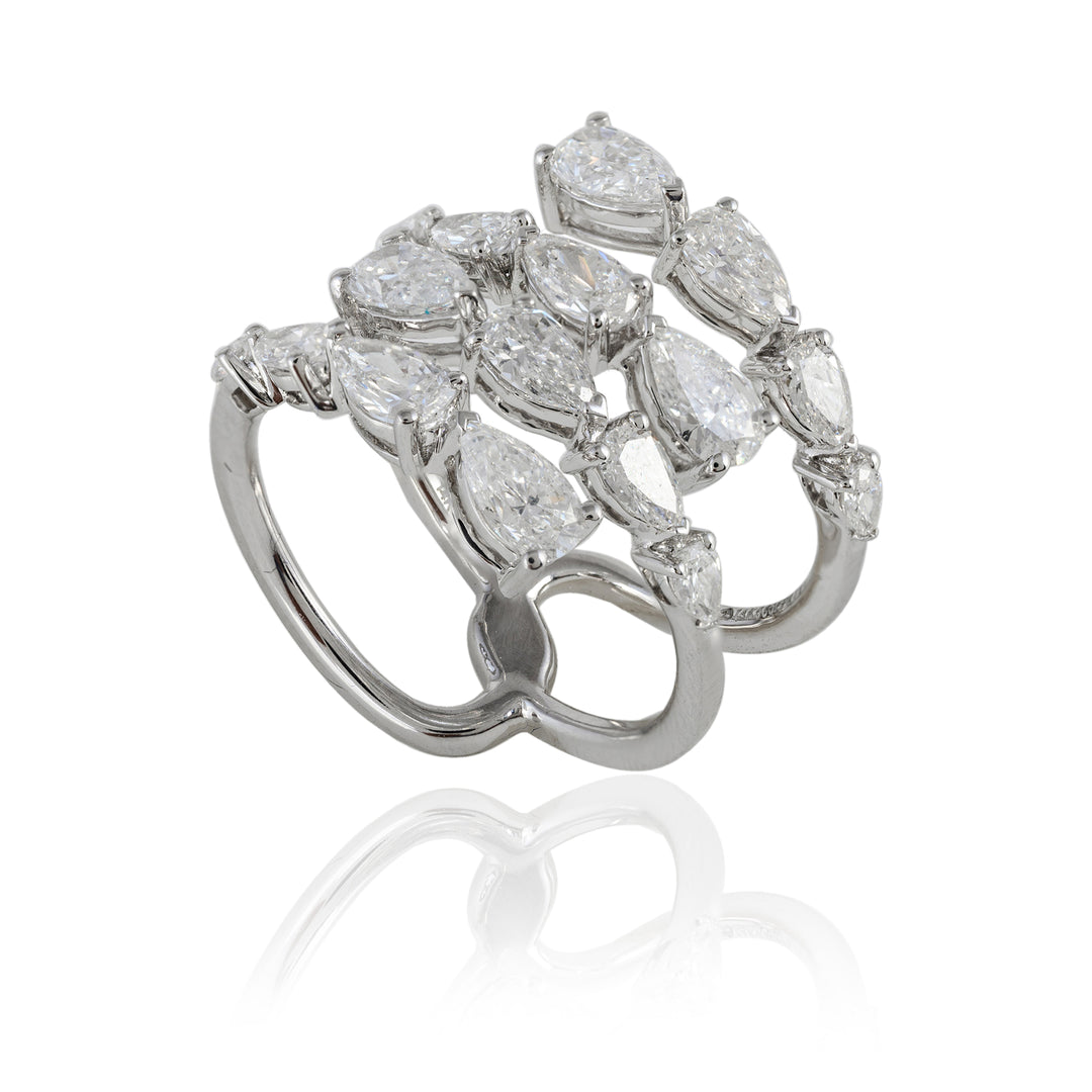 Askew Spiral Ring