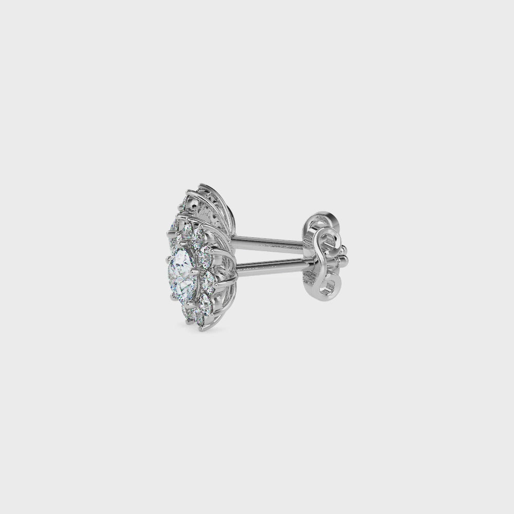 Amara Flora Solitaire Stud