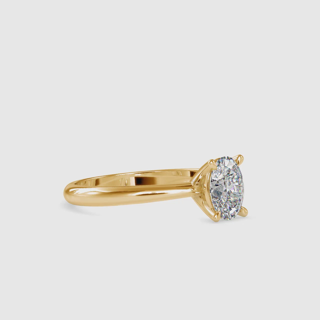 Eldora Oval Solitaire Ring