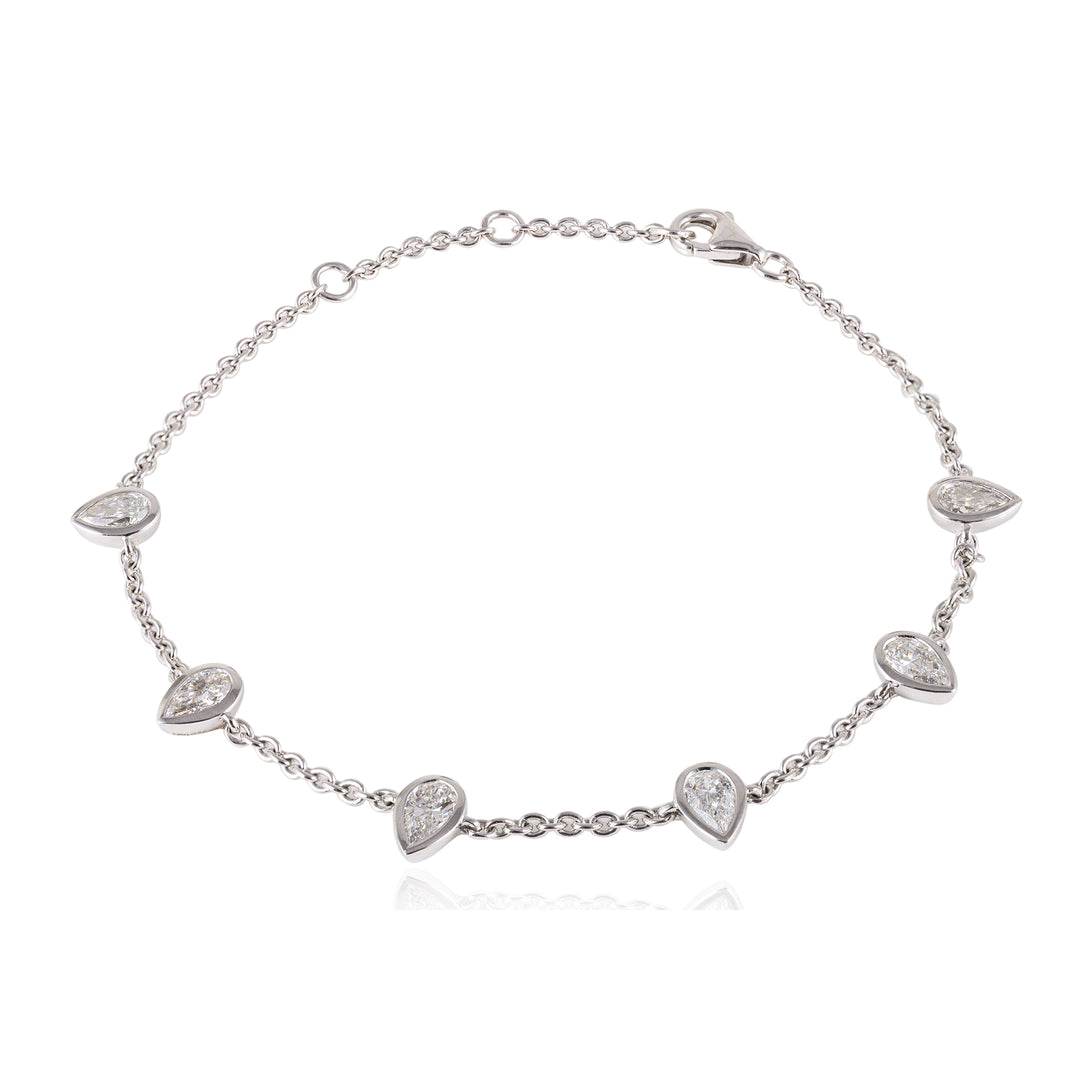 Spaced Poire Bracelet